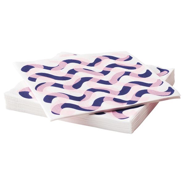 Салфетка бумажная, разные цвета 33x33 см IKEA ФРАМКЭЛЛА 904.074.01 - фото 2