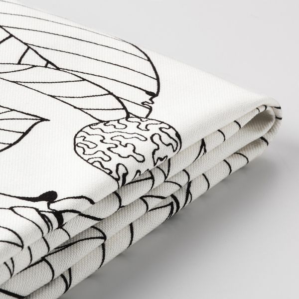 Стул, коричневый/Висланда черный-белый IKEA HENRIKSDAL ХЕНРИКСДАЛЬ 693.371.51 - схема-чертеж с размерами