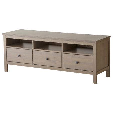 Тумба под ТВ ХЕМНЭС, серо-коричневый (149x47 см)