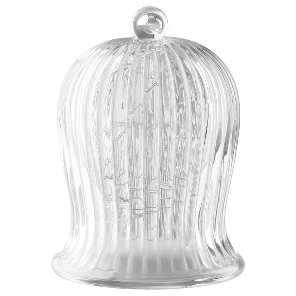 Светодиодное настольное украшение, с батарейным питанием форма колокола/большой прозрачный IKEA STRÅLA СТРОЛА 404.766.37 - фото 2