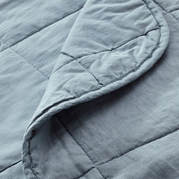 Покрывало, зеленый 180x250 см IKEA GULVED ГУЛЬВЕД 704.028.95 - схема-чертеж с размерами