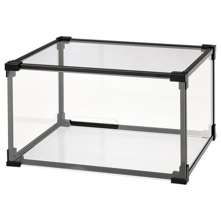 SKUFFEN СКУФФЕН Коробка для обуви - прозрачный 36x29x21 см