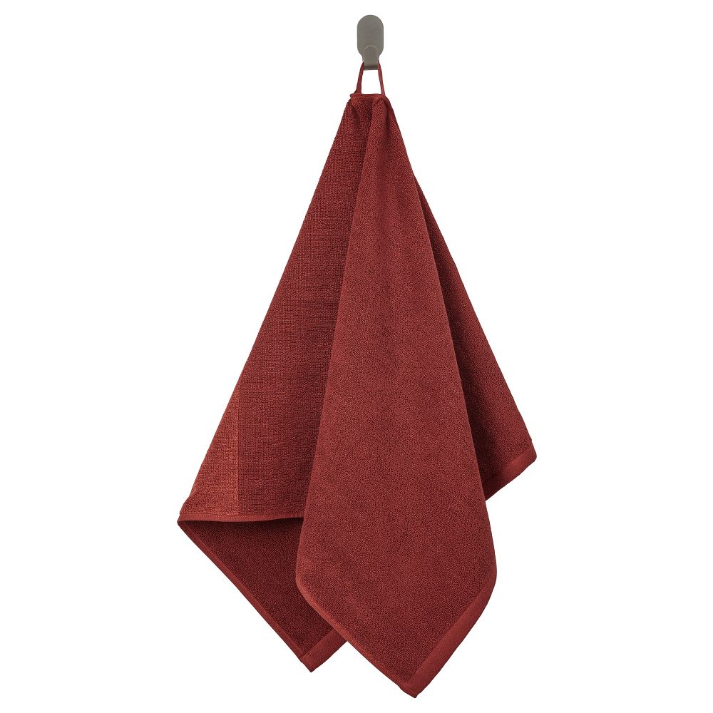 Полотенце, 50x100 см, коричнево-красный/меланж IKEA HIMLEÅN ХИМЛЕОН 404.918.31 - фото 1
