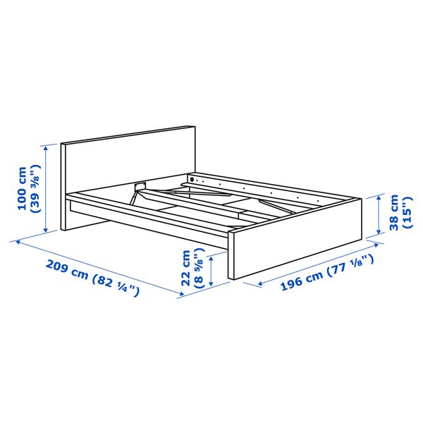IKEA, дополнительный ракурс - схема-чертеж с размерами