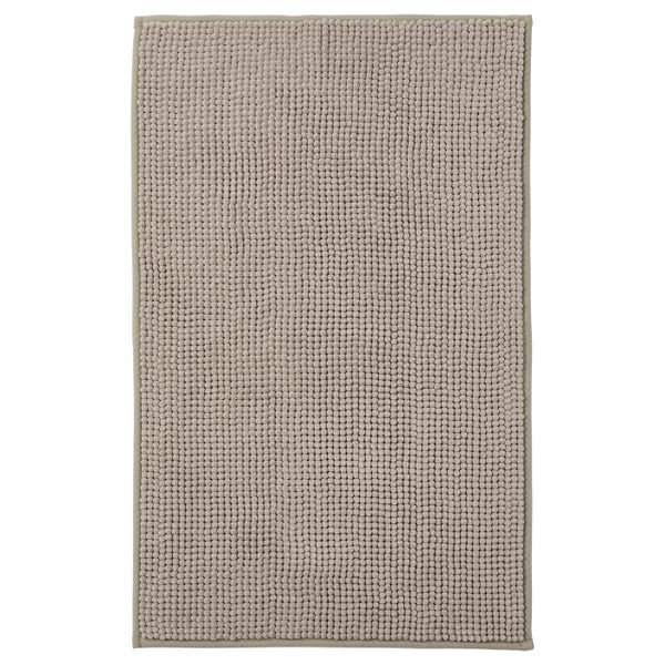 Коврик для ванной, темно-бежевый 50x80 см IKEA TOFTBO ТОФТБУ 604.675.85 - фото 1