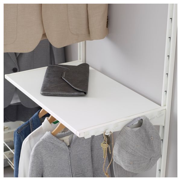 Настенная шина, полки, штанга АЛЬГОТ, белый (188x41x197 см) - фото 3