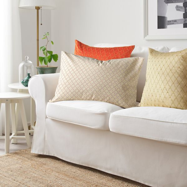 Чехол на подушку, бежевый 40x65 см IKEA LJUVARE ЛЬЮВАРЕ 204.921.05 - фото 2