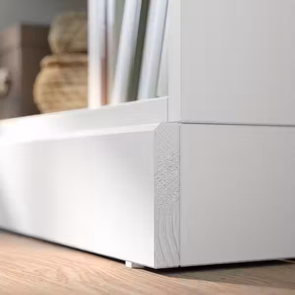 HAVSTA Стеллаж с цоколем - белый 81x37x134 см - фото 3