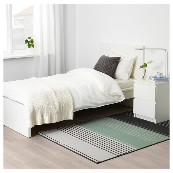 Ковер, короткий ворс, серый/разноцветный 120x180 см IKEA LUSTRUP ЛУСТРУП 103.914.75 - фото 4