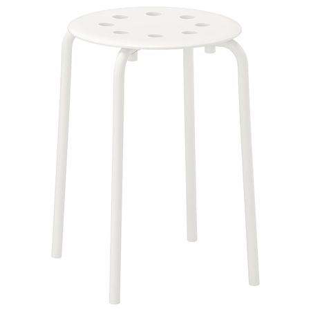 Табурет, белый 45 см IKEA MARIUS МАРИУС 403.609.29