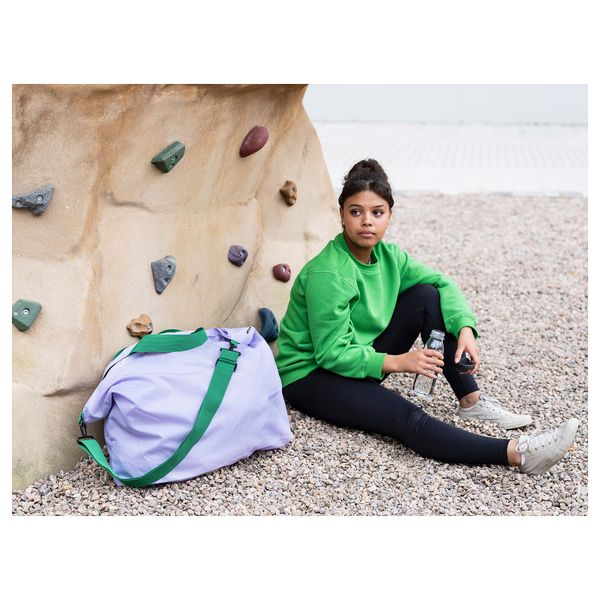 Сумка складная, сиреневый, зеленый, 75x45 см, 55 л IKEA RÄCKLA РЭККЛА 805.780.35 - схема-чертеж с размерами