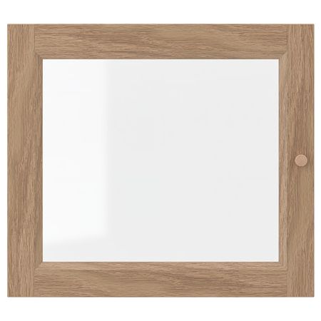 OXBERG Стеклянная дверь - под дуб 40x35 см