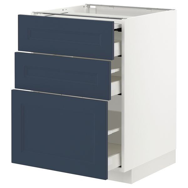 Напольный шкаф с выдвижной панелью, 3 ящиками IKEA METOD МЕТОД, MAXIMERA МАКСИМЕРА 194.328.86 - фото 2