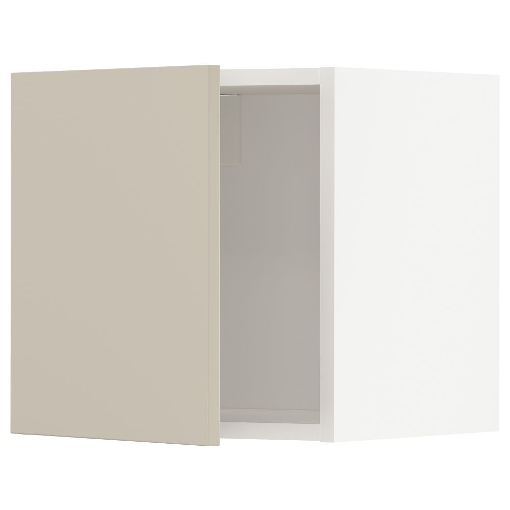 Навесной шкаф, белый, Havstorp бежевый, 40x40 см IKEA METOD МЕТОД 994.555.86 - фото 1