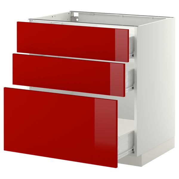 IKEA, вид спереди - схема-чертеж с размерами