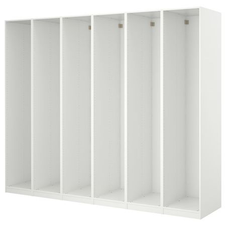PAX 6 каркасов гардеробов - белый 300x58x236 см