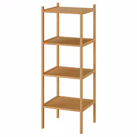 RÅGRUND Стеллаж - бамбук 37x37x104 см