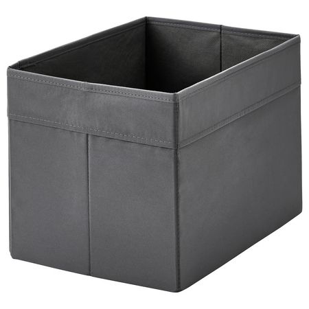 DRÖNA Коробка - темно-серый 25x35x25 см