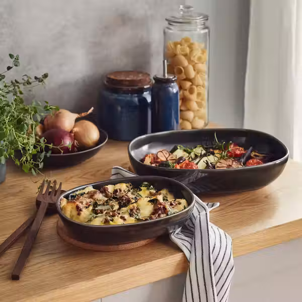 GLADELIG Набор форм для печи,2 штуки - темно-серый - фото 3