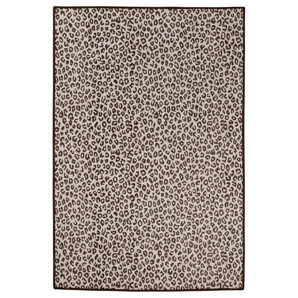 Ковер, безворсовый, 133x195 см, бежевый, коричневый IKEA JYDERUP 905.048.12 - фото 1