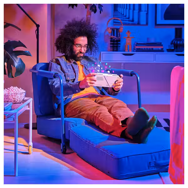 BRÄNNBOLL БРЭННБОЛЛ Игровой шезлонг - Knisa ярко-синий - фото 4