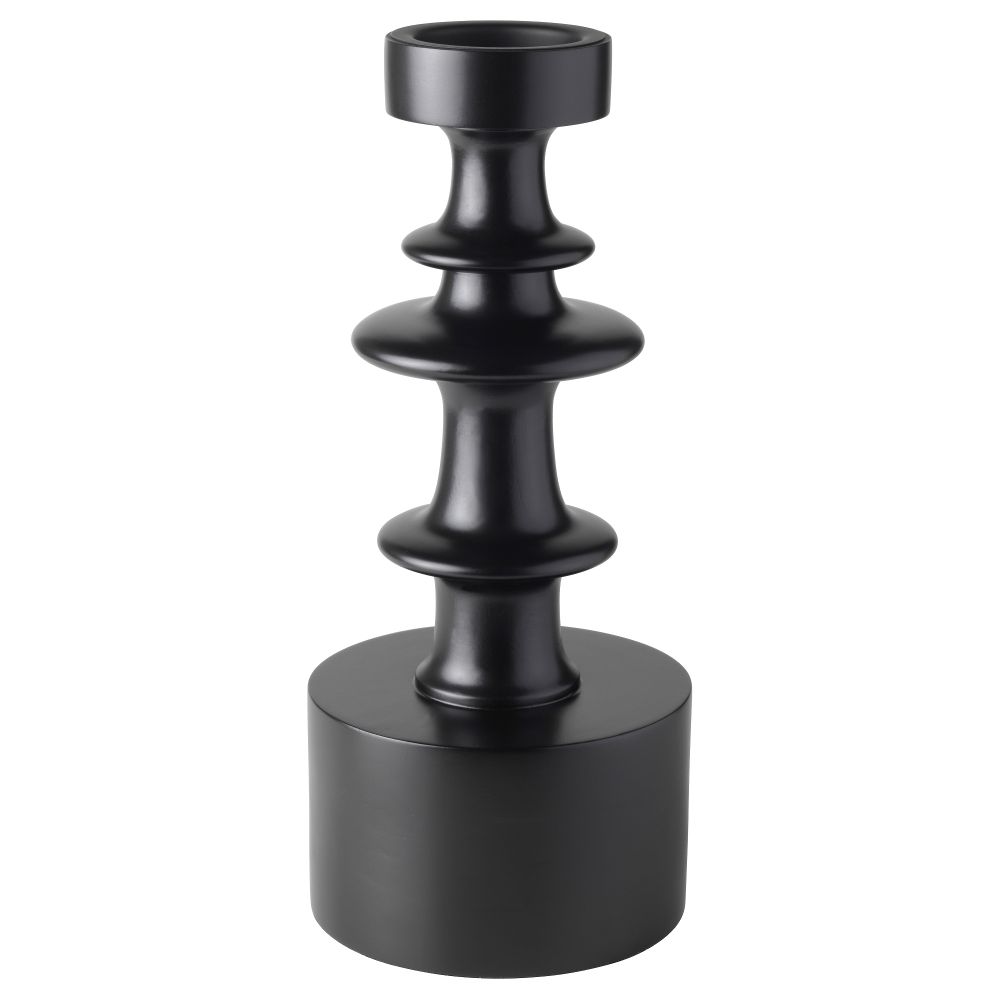 Подсвечник для формовой свечи ТИЛЛФЭЛЛЕ, черный (50 см) - фото 1