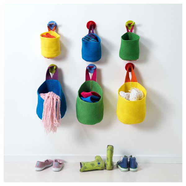 Набор корзин, 2 штуки СТИККАТ, зеленый, розовый (20 см) - фото 3