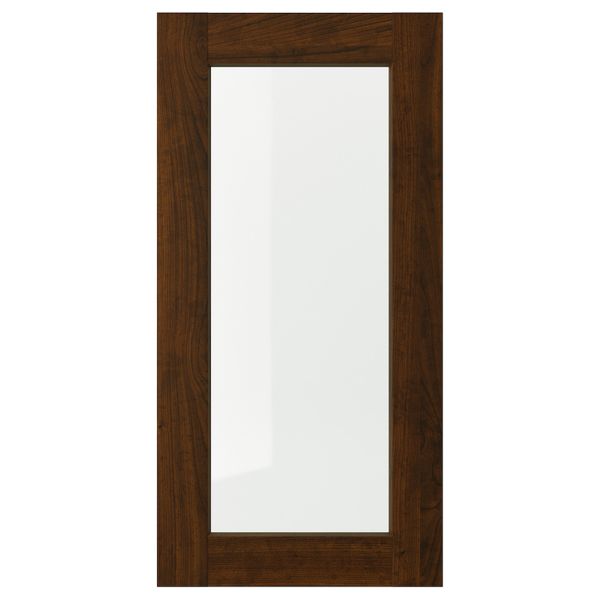 Стеклянная дверь, под дерево коричневый 40x80 см IKEA EDSERUM ЭДСЕРУМ 103.686.63 - фото 1