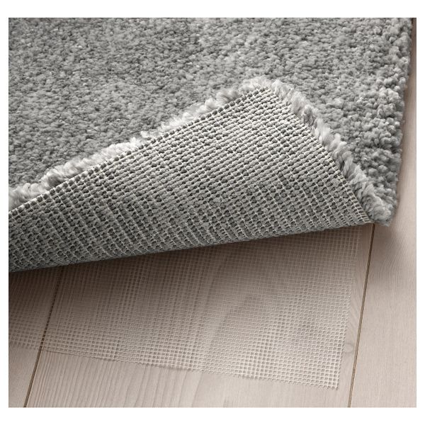 Ковер, короткий ворс, классический серый 80x150 см IKEA STOENSE СТОЭНСЕ 604.270.09 - фото 3