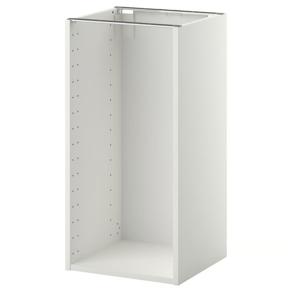 METOD Напольный шкаф - белый 40x37x80 см - схема-чертеж с размерами