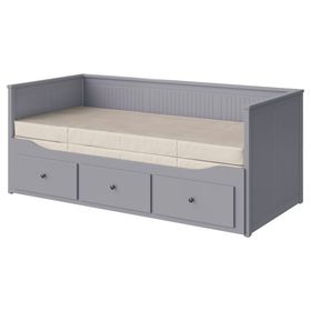 HEMNES Кушетка с 2 матрасами/3ящиками