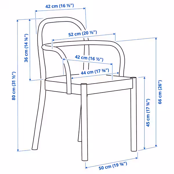 BERGSHYTTAN БЕРГСХЮТТАН / STOCKHOLM 2025 СТОКГОЛЬМ 2025 Стол и 6 стульев - схема-чертеж с размерами