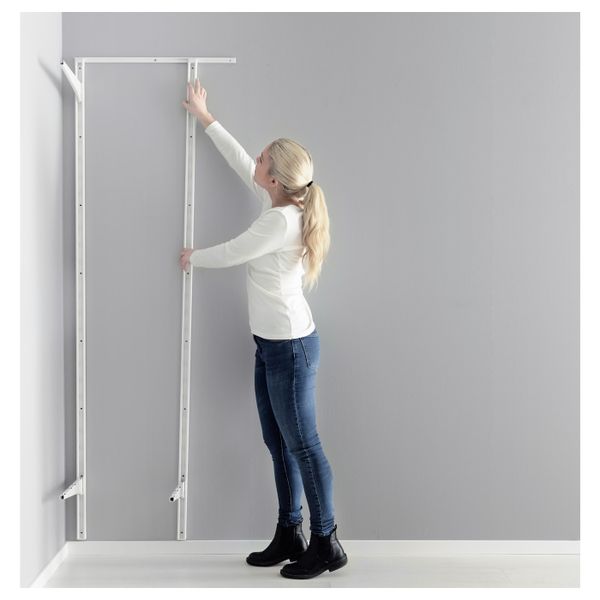 Крепежная планка, белый 66 см IKEA АЛЬГОТ 603.747.51 - схема-чертеж с размерами