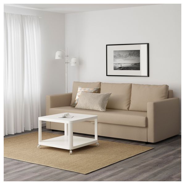 Диван-кровать 3-местный ФРИХЕТЭН, Шифтебу бежевый - фото 2