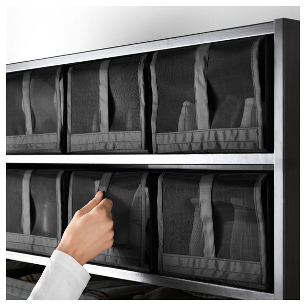 Коробка для обуви СКУББ, черный (22x34x16 см) - фото 2