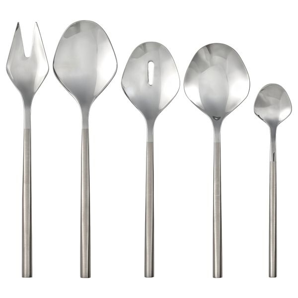 Набор сервировочный, 5 предмета, нержавеющая сталь IKEA FRÖJDA 305.814.41 - фото 1