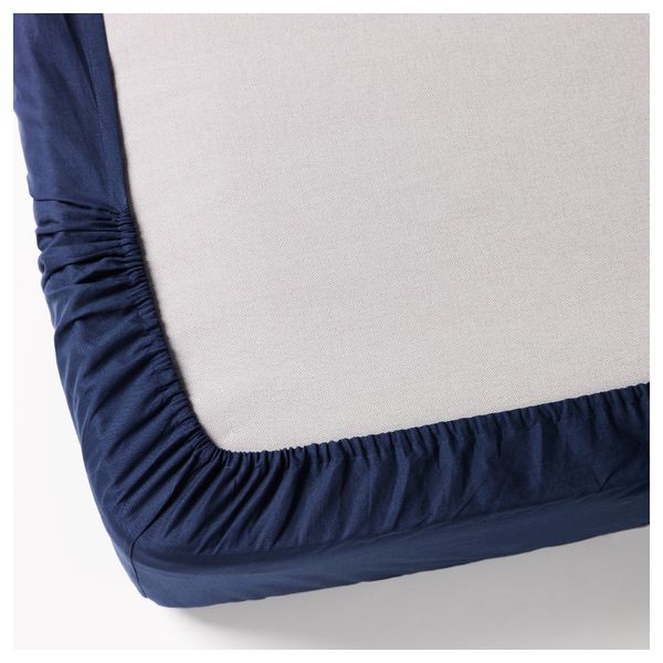 Простыня натяжная ДВАЛА, темно-синий - фото 2