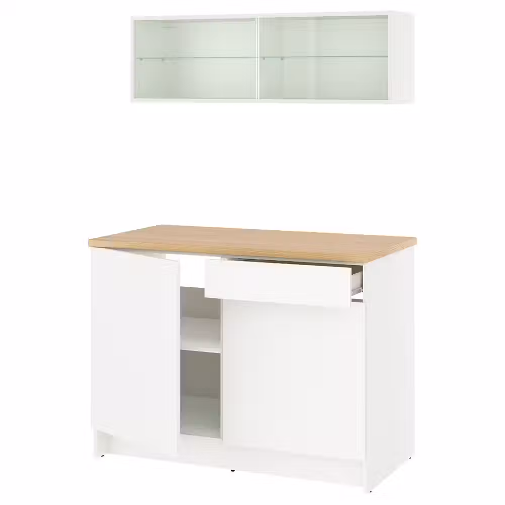 KNOXHULT Кухня - белый 120x61x220 см - фото 1