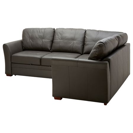 Угловой диван-кровать c модулем для хран, пр, Глосе/Бумстад темно-коричневый IKEA GESSBERG ГЕССБЕРГ 903.777.48