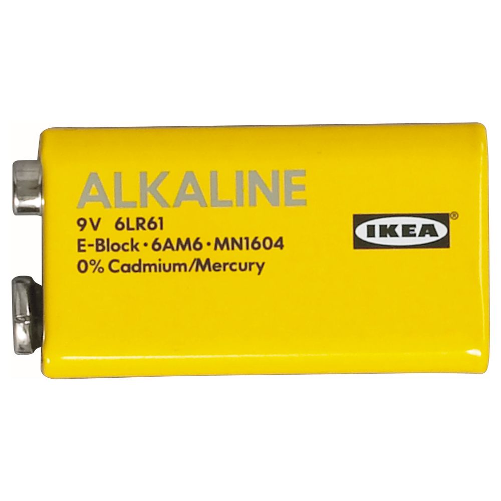 IKEA, вид спереди - схема-чертеж с размерами