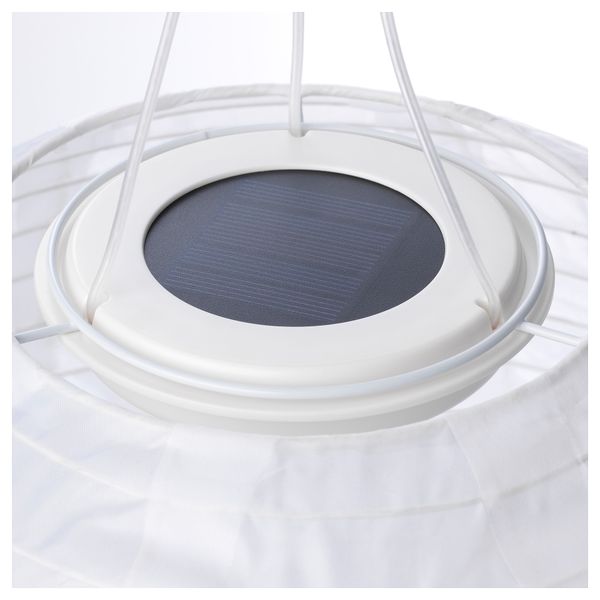 Подвесная светодиодная лампа СОЛВИДЕН, для сада, шаровидный белый (30 см) - фото 4