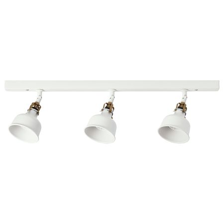 Потолочная шина, 3 лампы, белый с оттенком IKEA RANARP РАНАРП 903.907.97