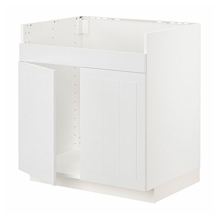 Шкаф для двойной мойки ХАВСЕН, белый/Стенсунд белый 80x60 см IKEA METOD МЕТОД 894.096.65