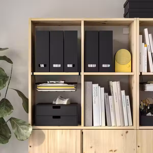 PÅLYCKE Подвесная корзина - антрацит 36x26x14 см - фото 6