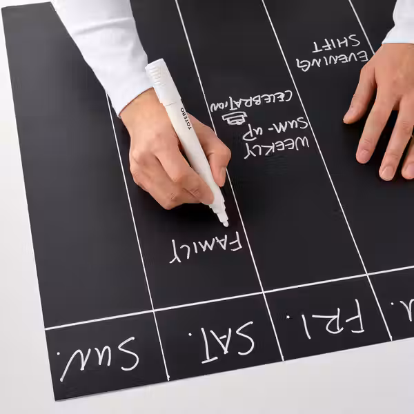 TOTEBO Маркер для доски - белый - схема-чертеж с размерами