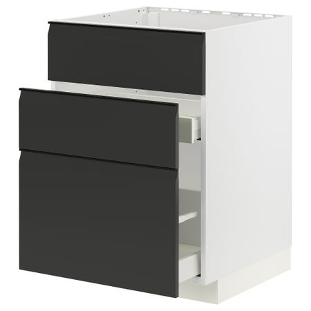 Шкаф под мойку + 3 фасада, 2 ящика IKEA METOD МЕТОД, MAXIMERA МАКСИМЕРА 994.928.00