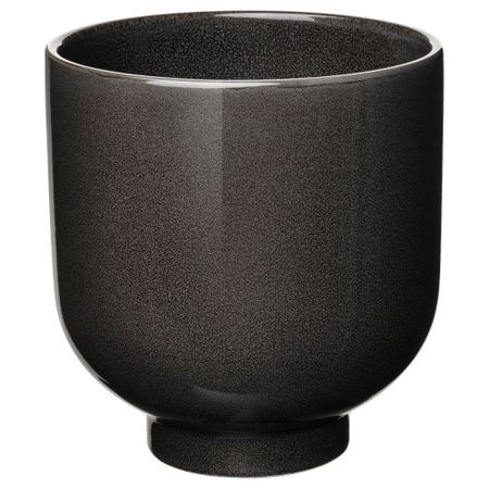 Кашпо, 15 см, для дома, улицы антрацит IKEA DRÖMSK ДРЁМСК 805.451.39