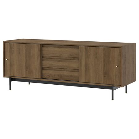 RÅDMANSÖ Тумба под ТВ - коричневый под грецкий орех 176x48x66 см