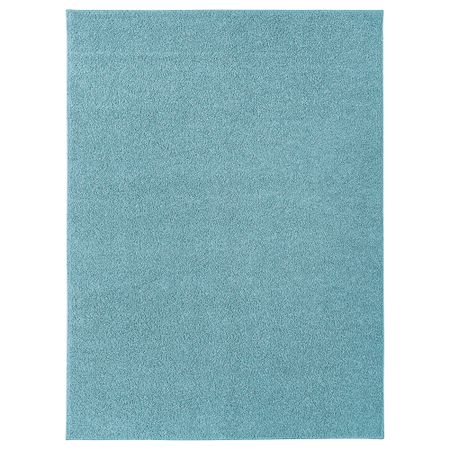 Ковер, длинный ворс АЛЛЕРСЛЕВ, синий (133x180 см)