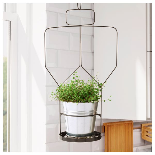 Подвесной держатель для/кашпо/шпалера СОММАР 2018, д/дома/улицы, черный - фото 2